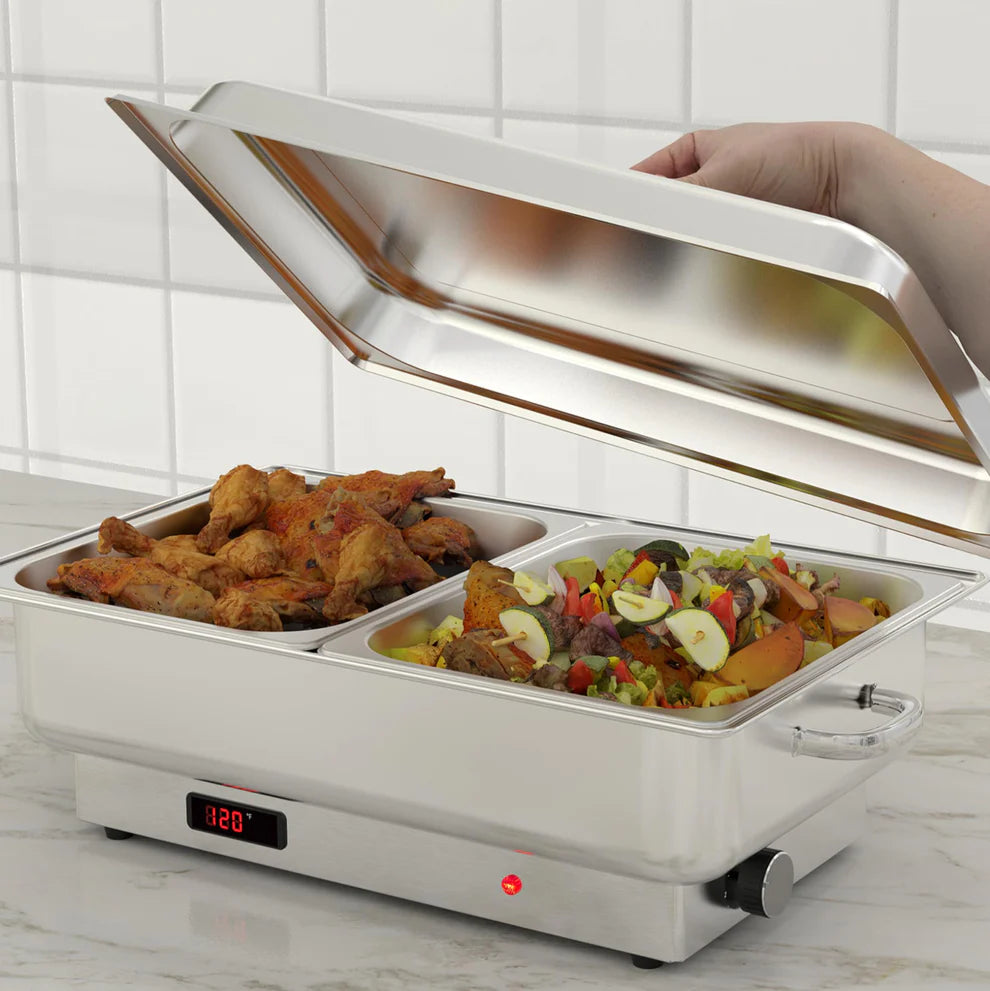 2-Piece Electric Dining Stove Set – Flat Cover Included