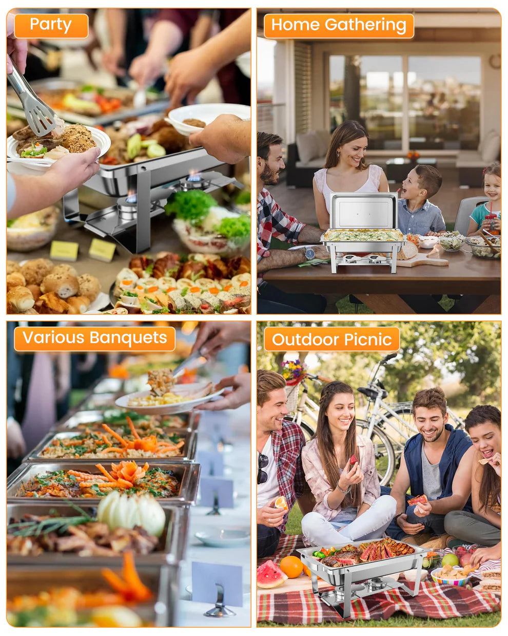 Alcohol Dining Stove: 9L Simple Width Stainless Steel Easy To Disassemble