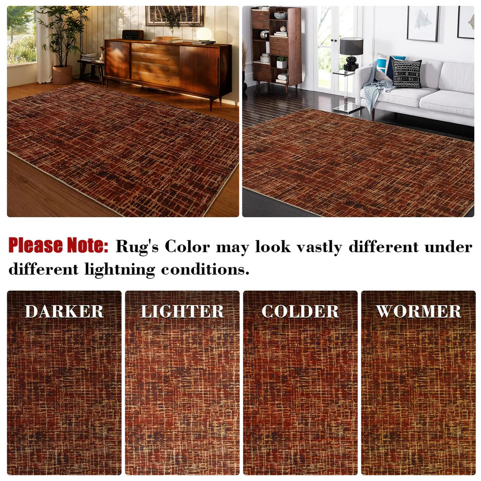 Abstract Pearl Velvet Polyester Carpet – 1150Gsm, Foldable Qianmo Design