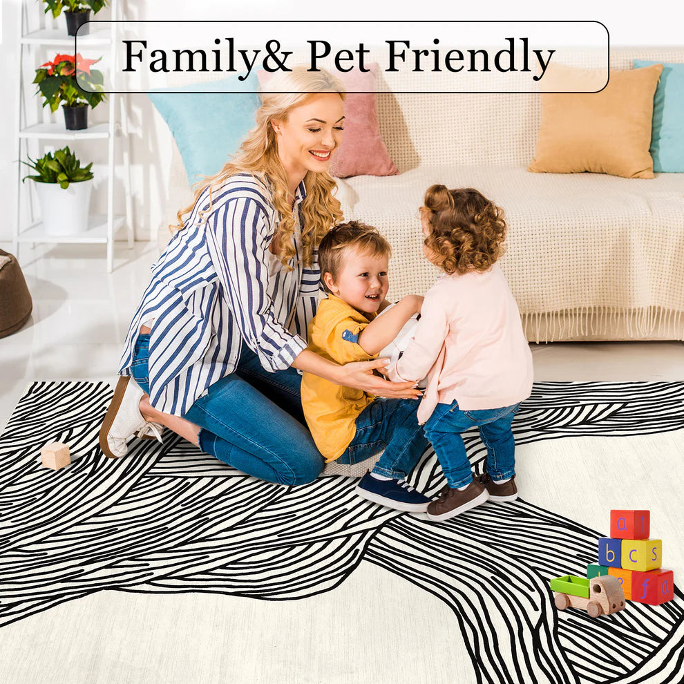 1200GSM Polyester Velvet & Cashmere Printed Carpet – Modern Changyou