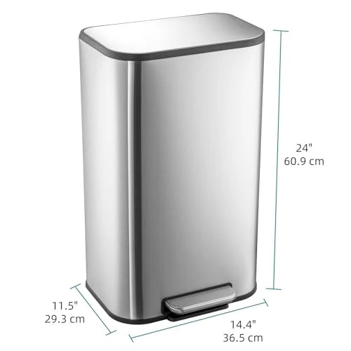 Stainless Steel I618 Trash Can – Sanding & Seal Oil Finish