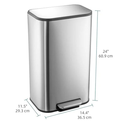 Stainless Steel I618 Trash Can – Sanding & Seal Oil Finish