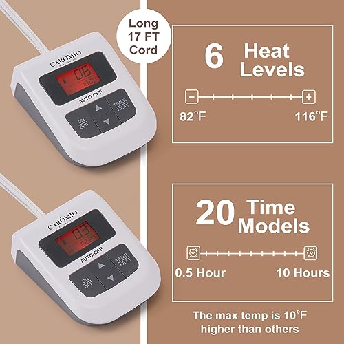 Cotton Velvet Jacquard Electric Blanket – LCD Digital Display Controller