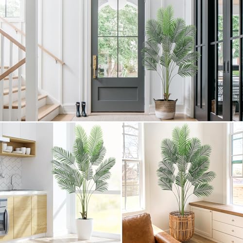 1 Plastic + Iron Wire Palm Branches