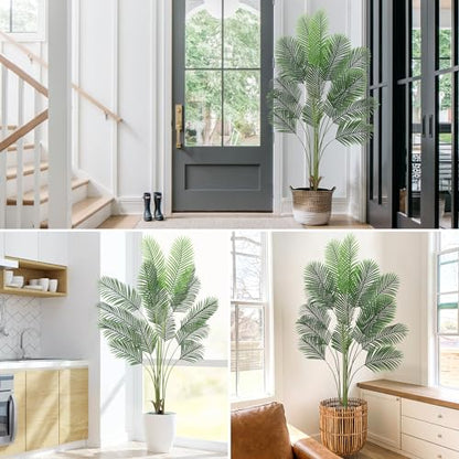 1 Plastic + Iron Wire Palm Branches