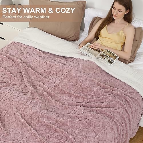 Cotton Velvet Jacquard Electric Blanket – LCD Digital Display Controller