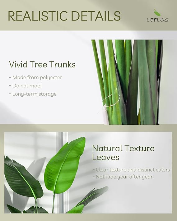 1 Plastic + Iron Canna 60"H Tender Shoots 2 Pieces