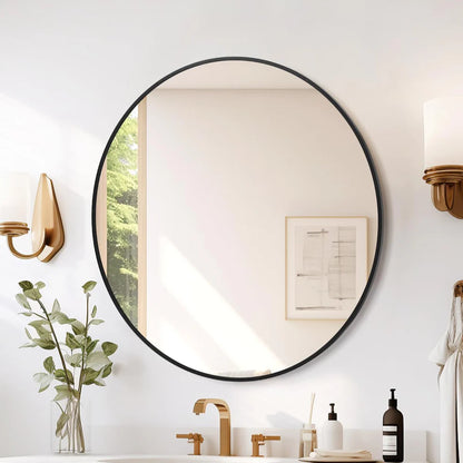 Eco-Friendly Aluminum Alloy Wall Mirror – Durable, Easy Hang