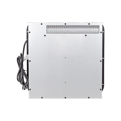 18" Electric Fireplace Insert – Realistic Log Flames with Overheat Protection