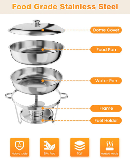 Alcohol Dining Stove: 5L Simple Style Stainless Steel Easy To Disassemble