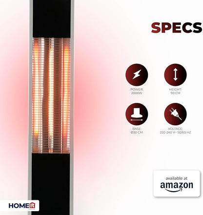 0 Aluminum Vertical Outdoor Heater