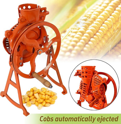 Manual Corn Sheller – 40–60kg/hr, Adjustable, Heavy-Duty Labor-Saving Tool