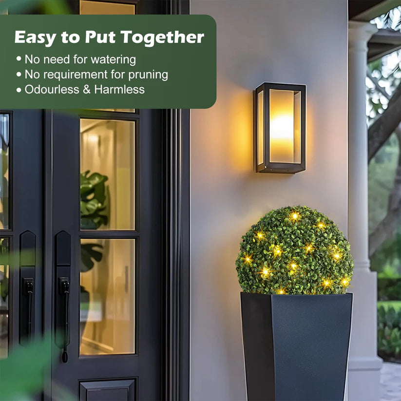 1 Plastic + Wire Hanging Ball