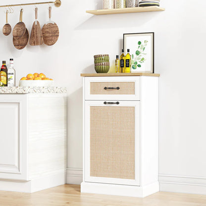 MDF Rattan Waste Cabinet – 1 Set