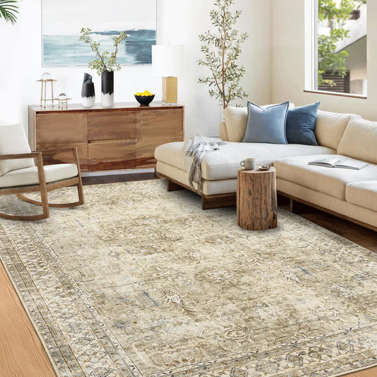 980GSM Polyester Terry Velvet Printed Carpet – Persian Clear