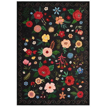 1150GSM Polyester Pearl Velvet Printed Carpet – XXS Modern Flowering
