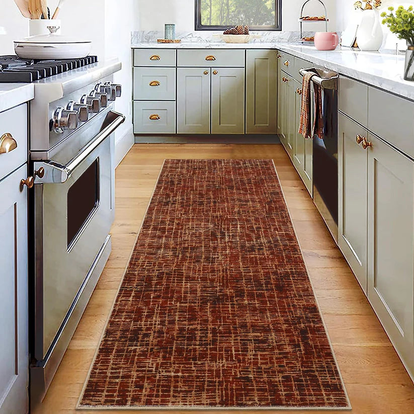 Abstract Pearl Velvet Polyester Carpet – 1150Gsm, Foldable Qianmo Design