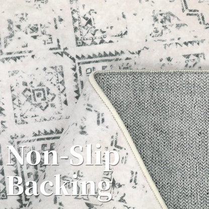 Cashmere-Feel Polyester Carpet – 1200Gsm, Foldable, Bohemian Capricorn”