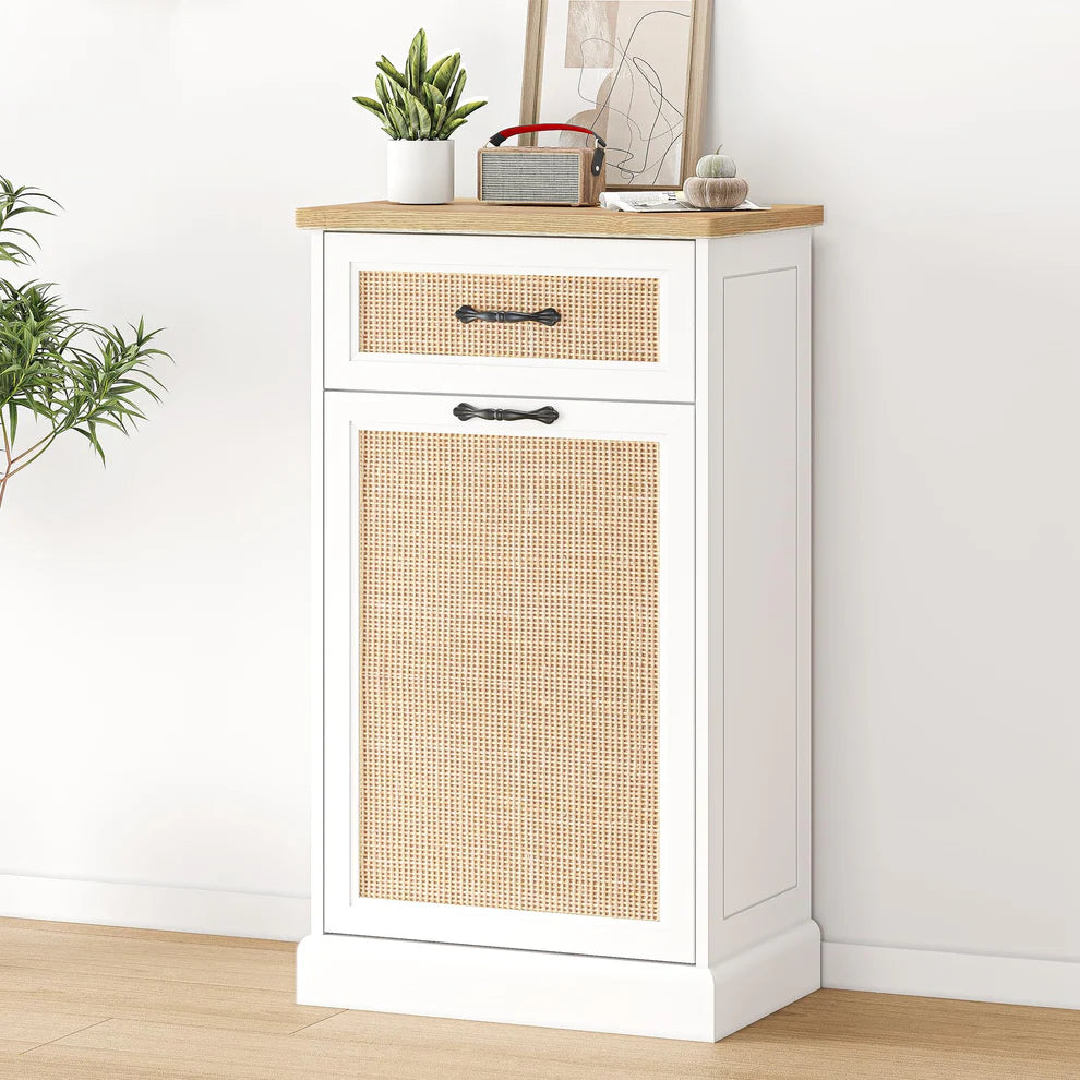 MDF Rattan Waste Cabinet – 1 Set