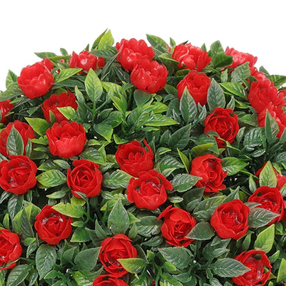 2Pcs Pe Artificial Flower Ball With Hanging Chain