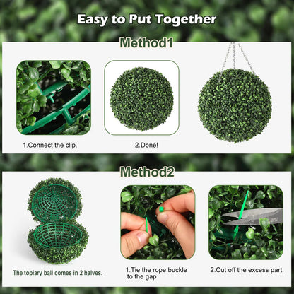 1 Plastic + Wire Hanging Ball