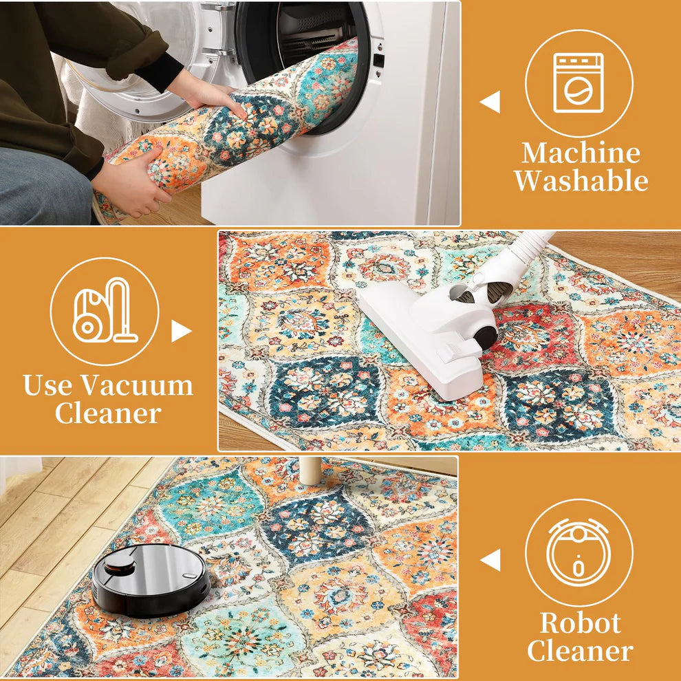 1200GSM Polyester Velvet & Cashmere Carpet – Persian Anashi