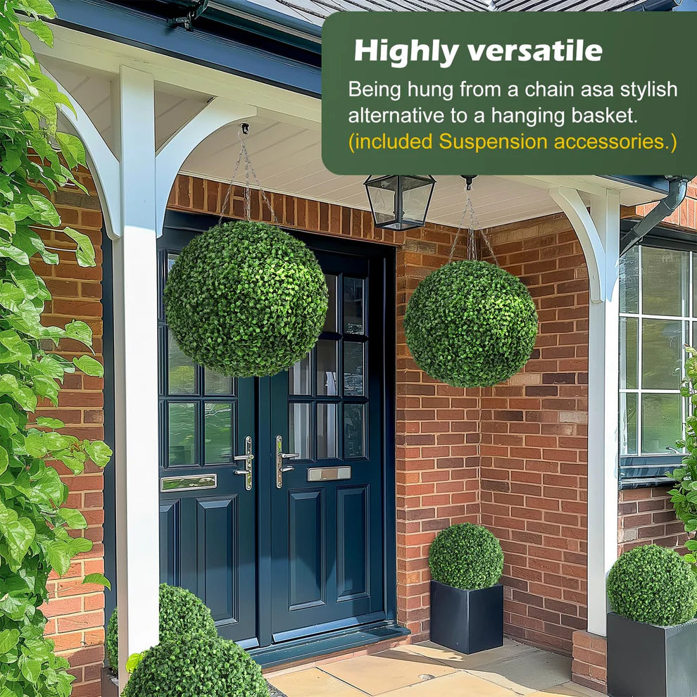 1 Plastic + Wire Hanging Ball