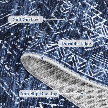 Fine Yarn Cashmere Polyester Carpet – 1180Gsm, Foldable, Modern Diamond Heart