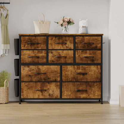 Iron & MDF 10-Drawer Non-Woven Cabinet