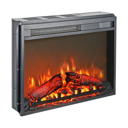 23" Electric Fireplace Stove Insert – 3D Flame with Remote Control